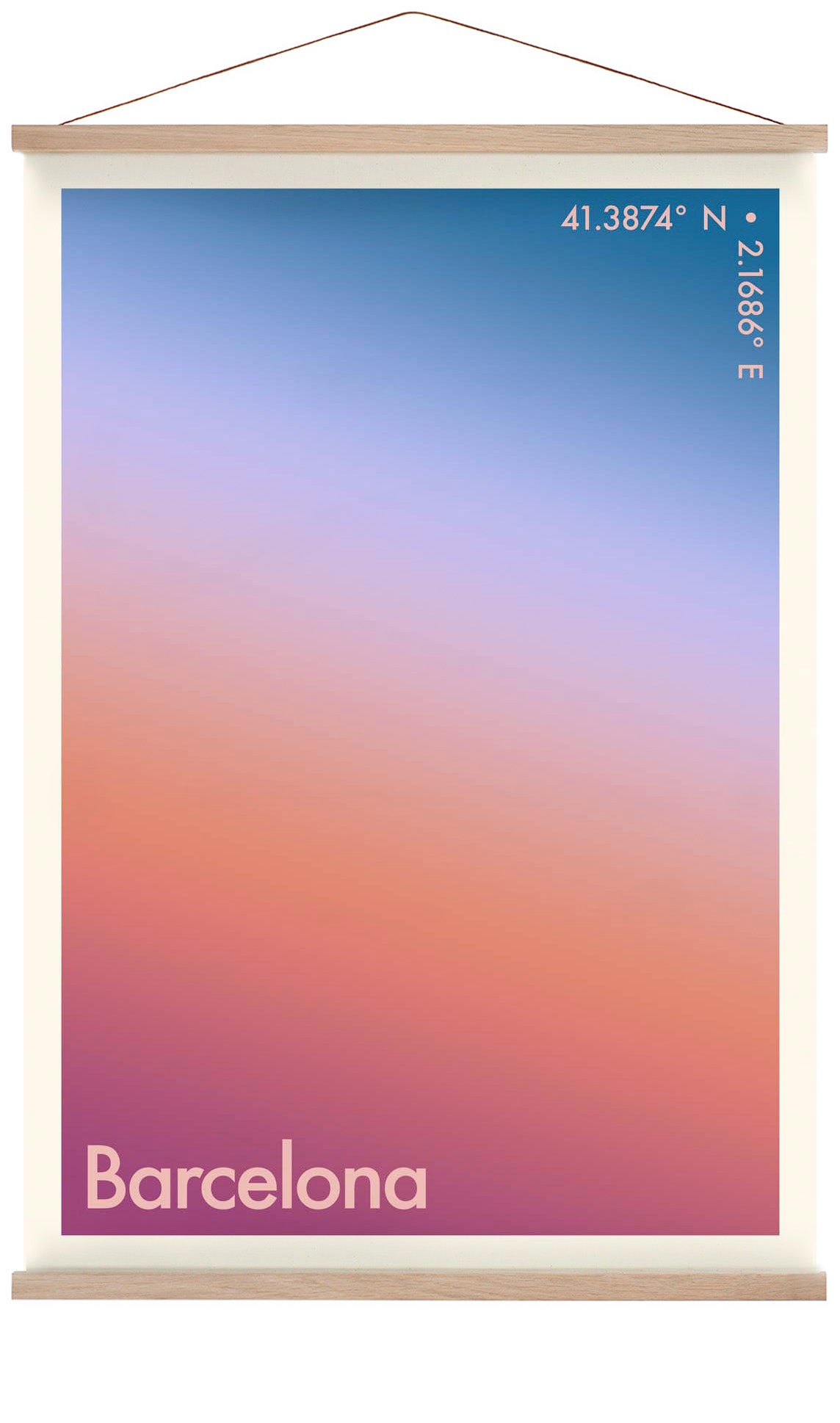 Barcelona Sunset City