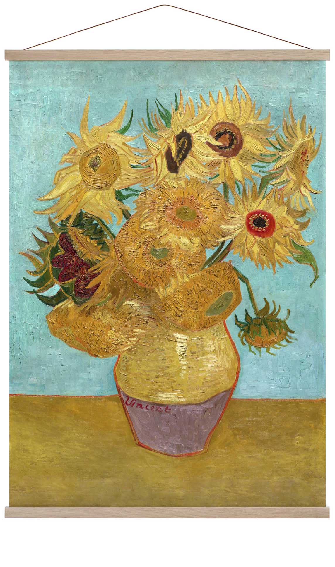 Vase with Twelve Sunflowers by Van Gogh