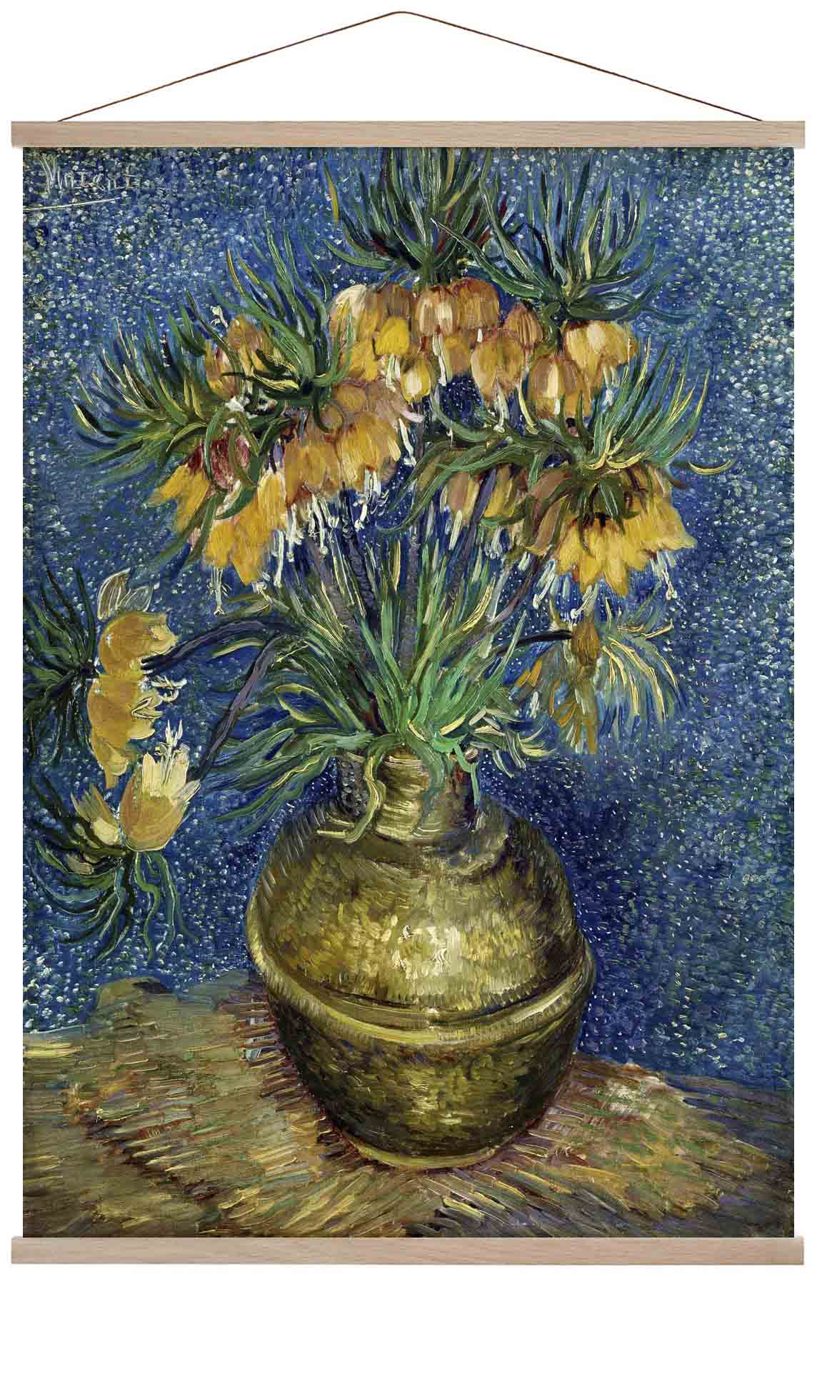 Kaiserliche Fritillarien in einer Kupfervase von Van Gogh