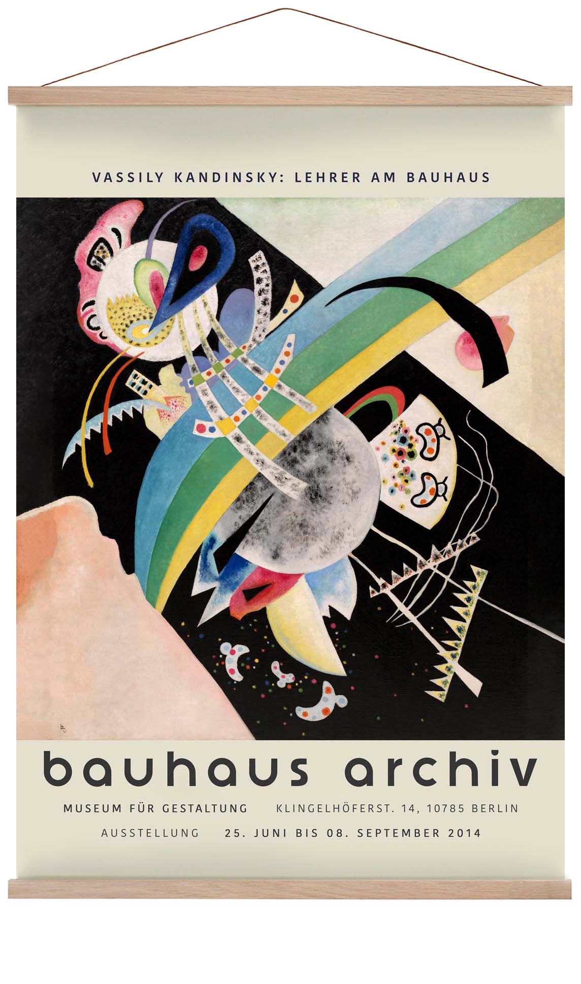 Circles on Black by Wassily Kandinsky Exhibition