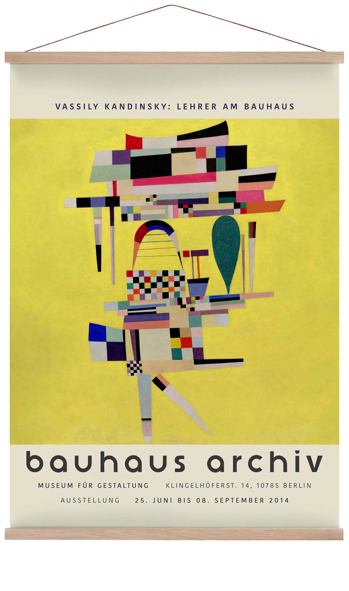 Yellow Painting by Wassily Kandinsky Exhibition