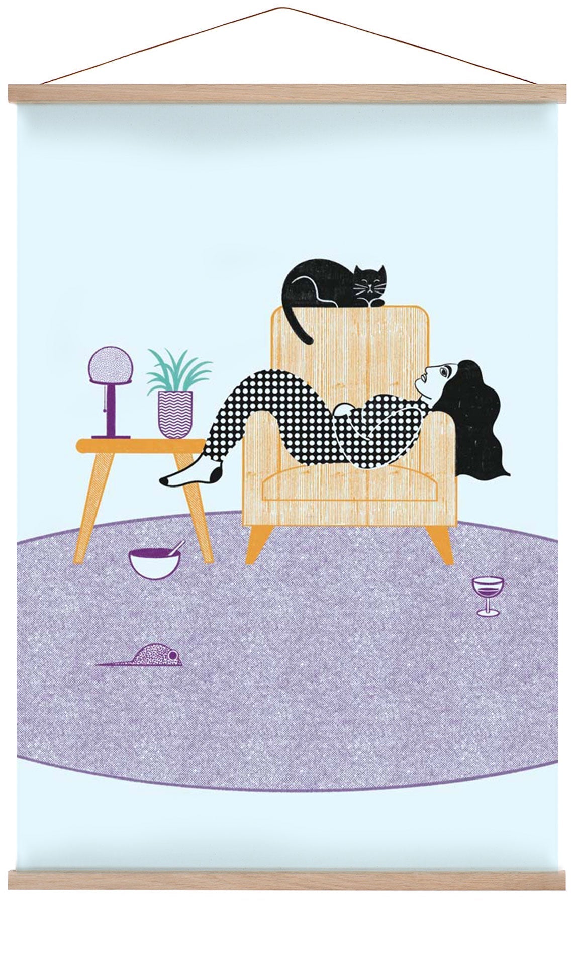 Woman Cat Armchair by Nicole Marra