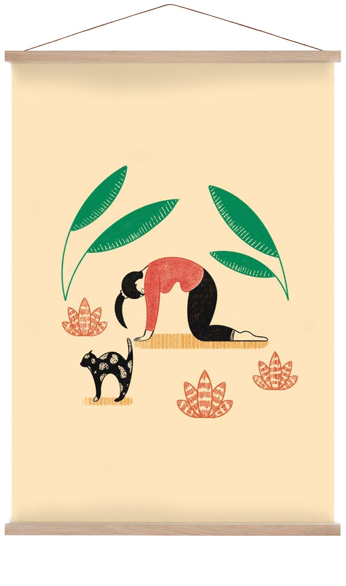 Yoga Cat Cow by Nicole Marra