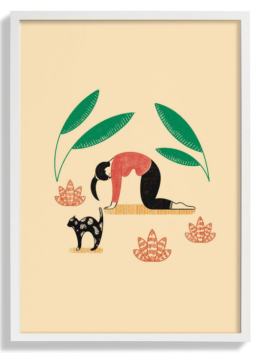 Yoga Cat Cow by Nicole Marra