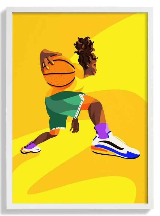 Basketball player by Sofia Doudine