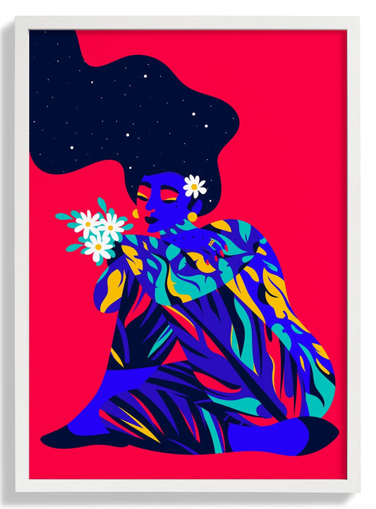 Earth day magenta by Sofia Doudine