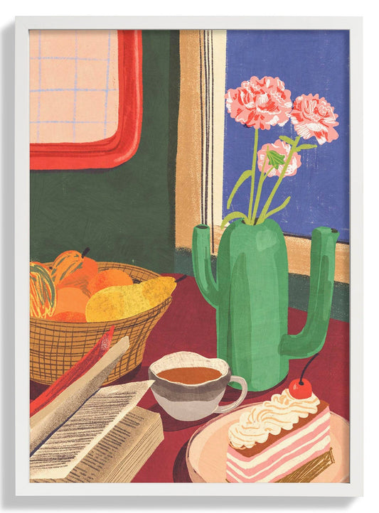 Book coffee and cake By Gigi Rosado