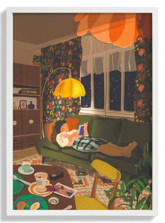 Evening reader By Gigi Rosado