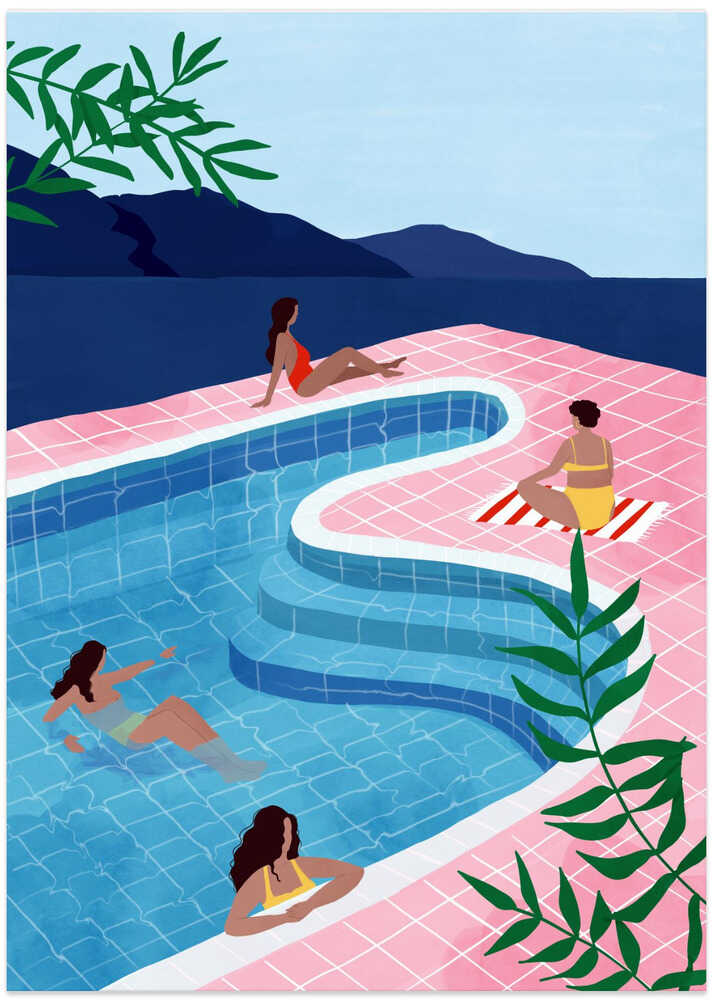 Pool Ladies by Maja Tomljanovic