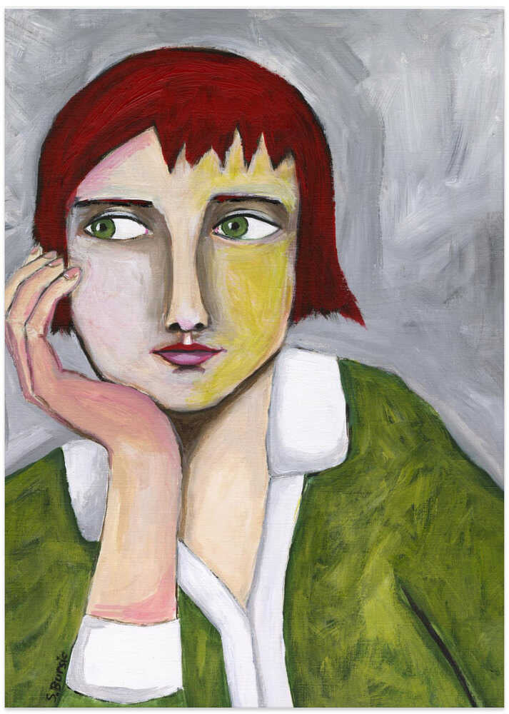 Thinking Lady by Sharyn Bursic