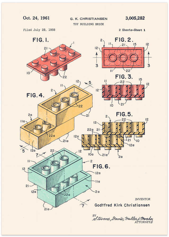 Lego Farben von Florent Bodart