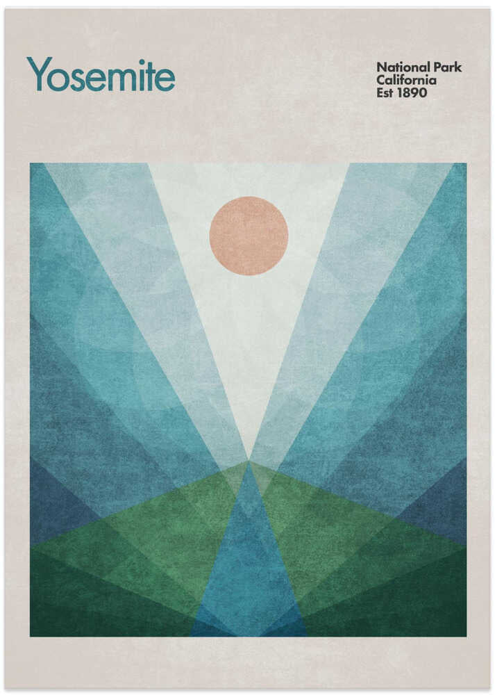 Geometric Sunrise by Emel Tunaboylu