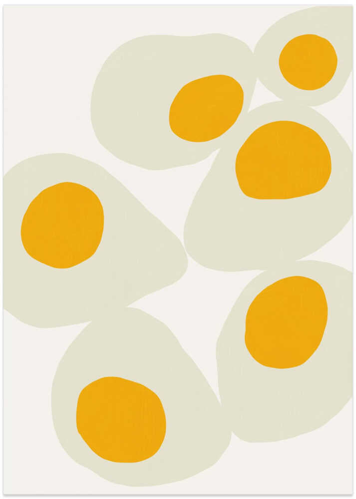 Yellow Eggs food art by Little Dean
