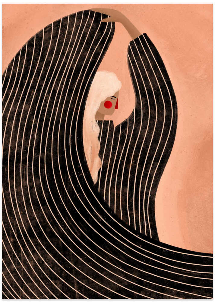 The Woman With the Black Dress by Bea Müller