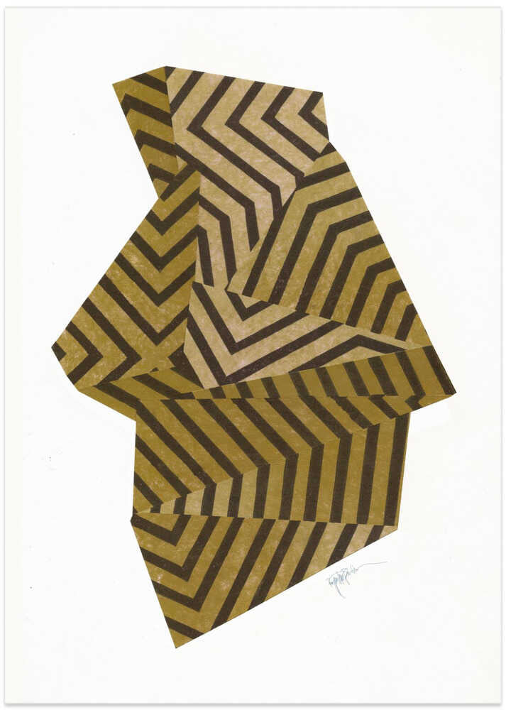 Zen Stone IV. (ochre version) by Paulina Vårregn