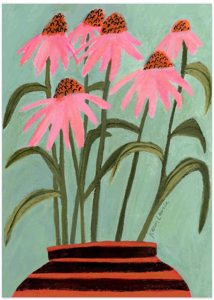 Echinacea Coneflowers von Karin Lauria