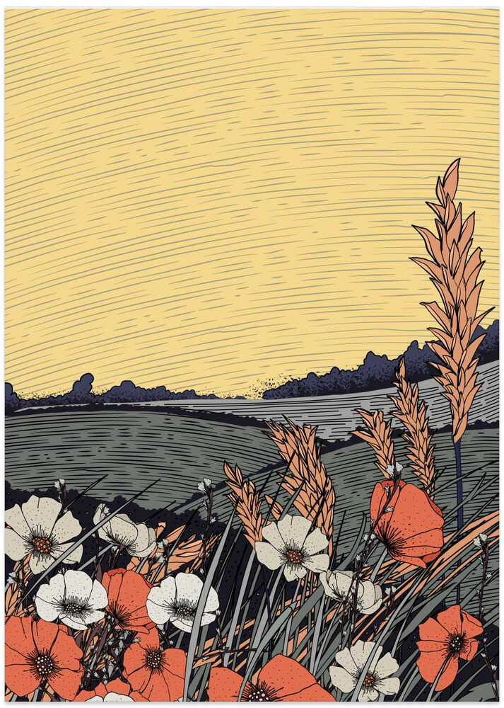 Schöne japanische Landschaft von Nicholas