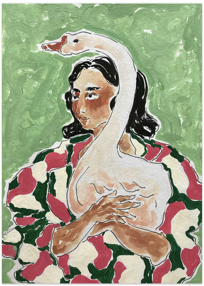Girl With Duck by Rushati Chowdhury