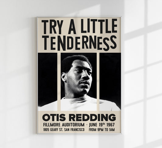 Otis Redding Jazz Concert Poster