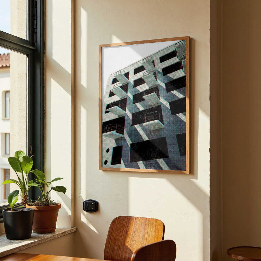 Bauhaus Dessau architecture in vintage magazine style VI by Rosana Laiz Blursbyai