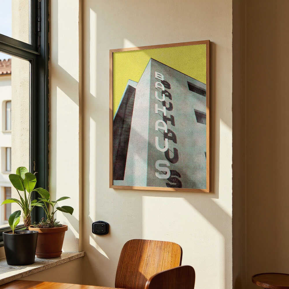 Bauhaus Dessau architecture in vintage magazine style by Rosana Laiz Blursbyai