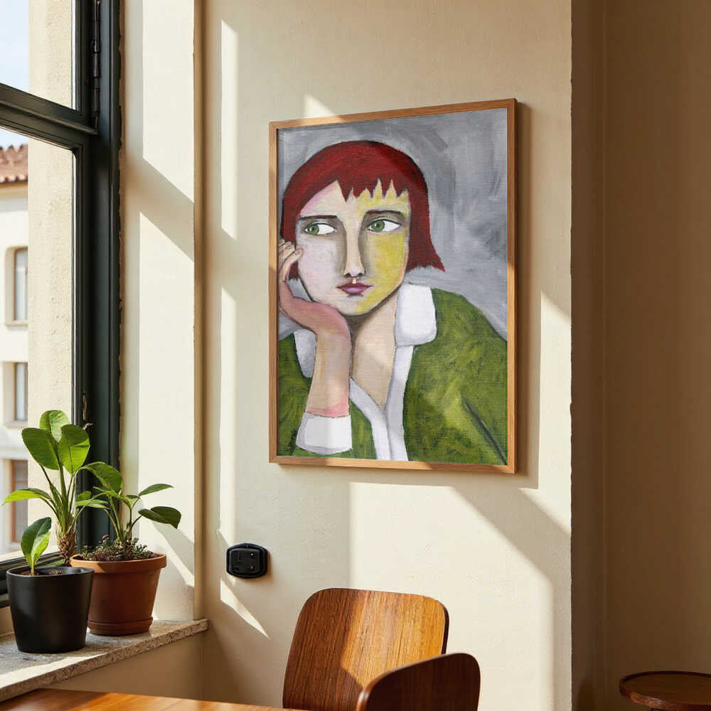 Thinking Lady by Sharyn Bursic