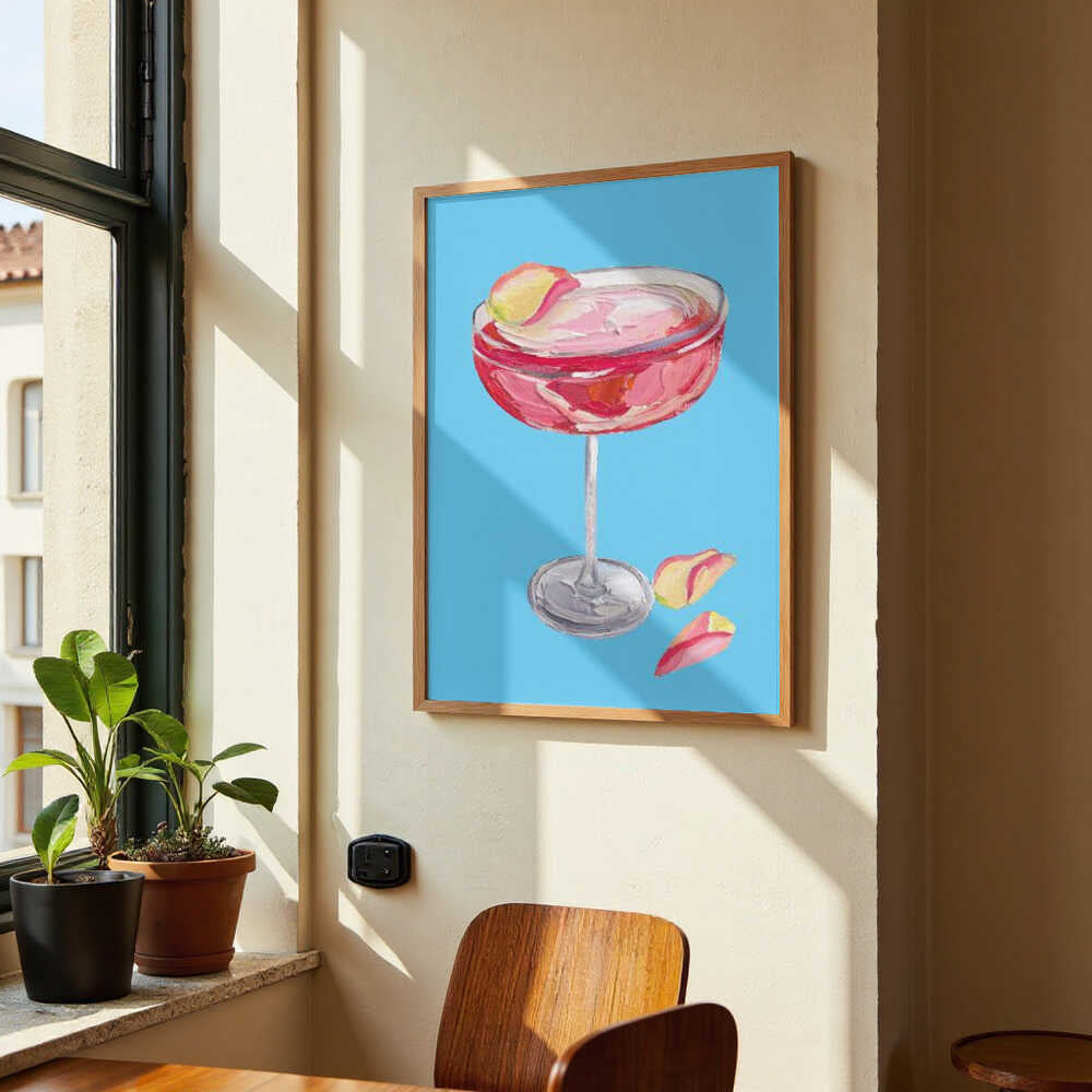 Sparkling Rose Gin Cocktail by Alice Straker