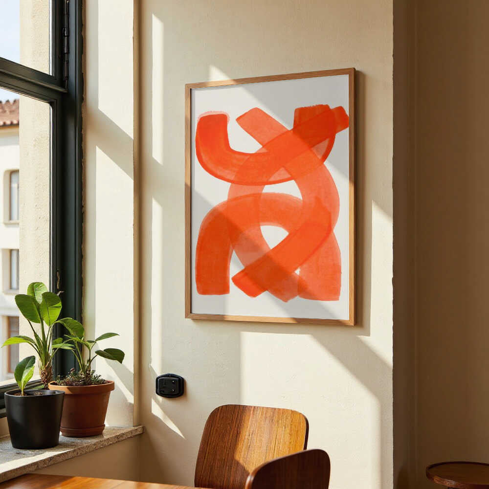 Orange Strokes von Ejaaz Haniff