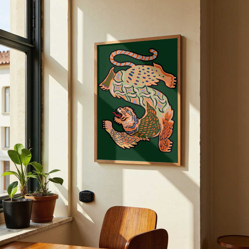 Asiantiger Green by Arty Guava