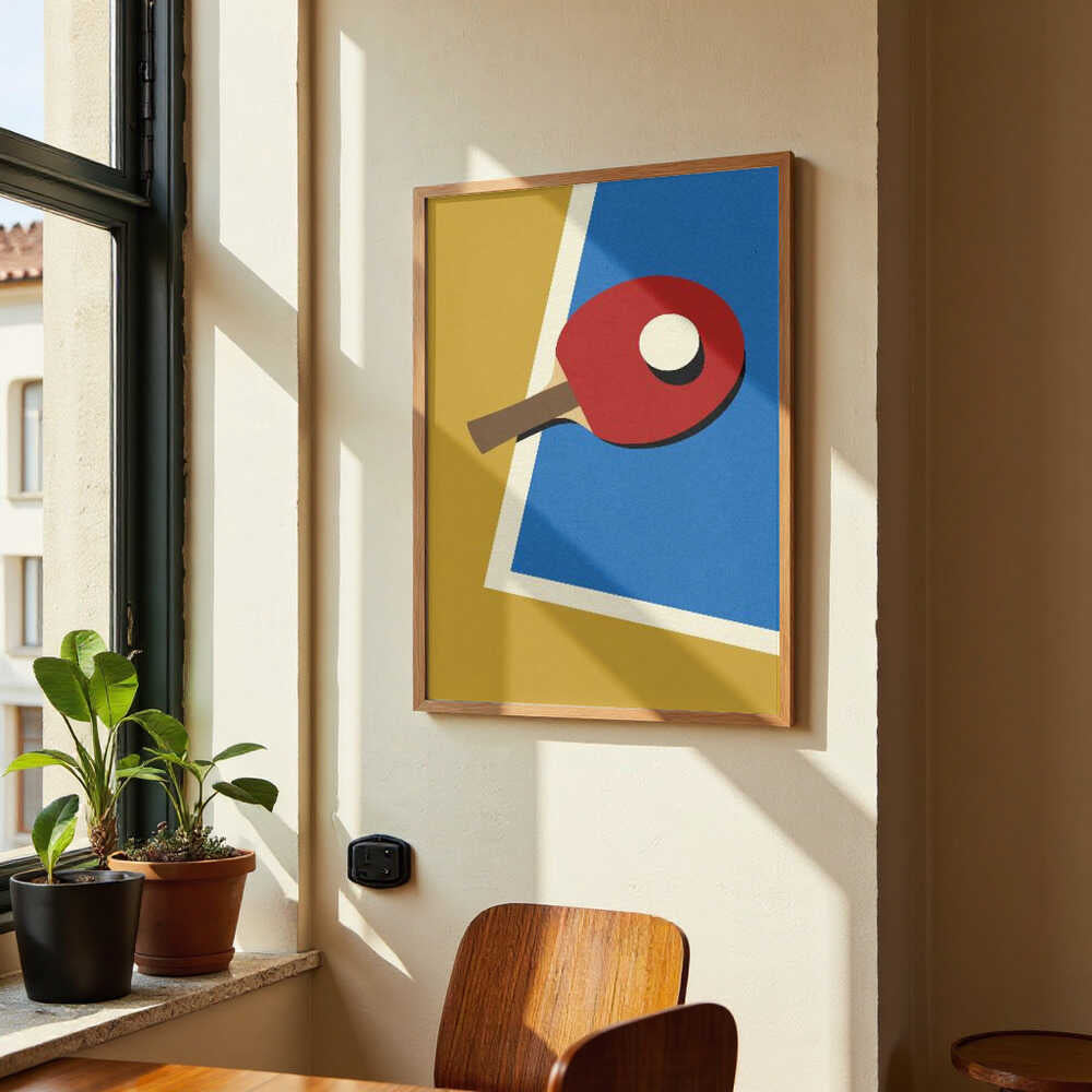 Table Tennis Team Red by Rosi Feist