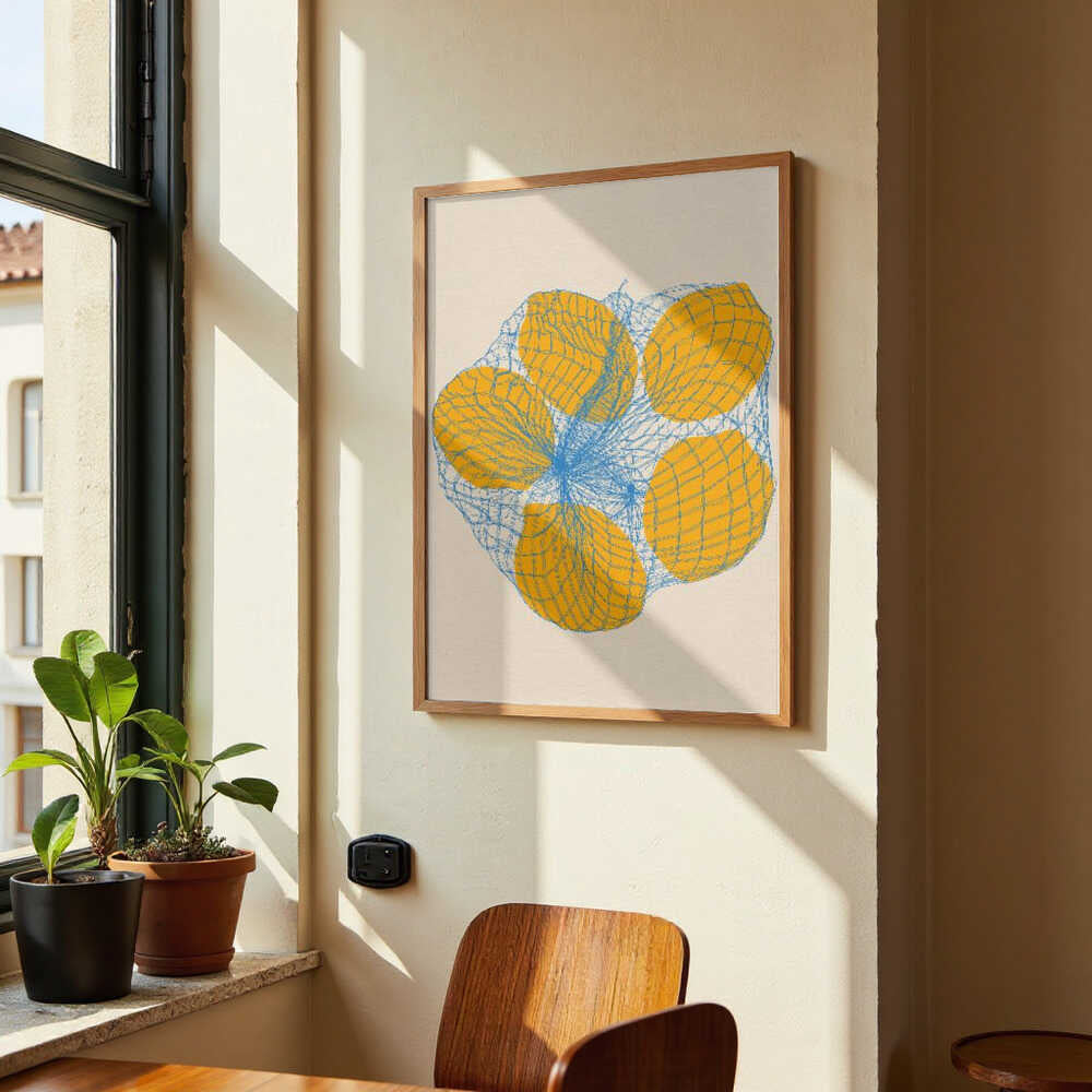 Five Lemons In a Net Bag by Rosi Feist