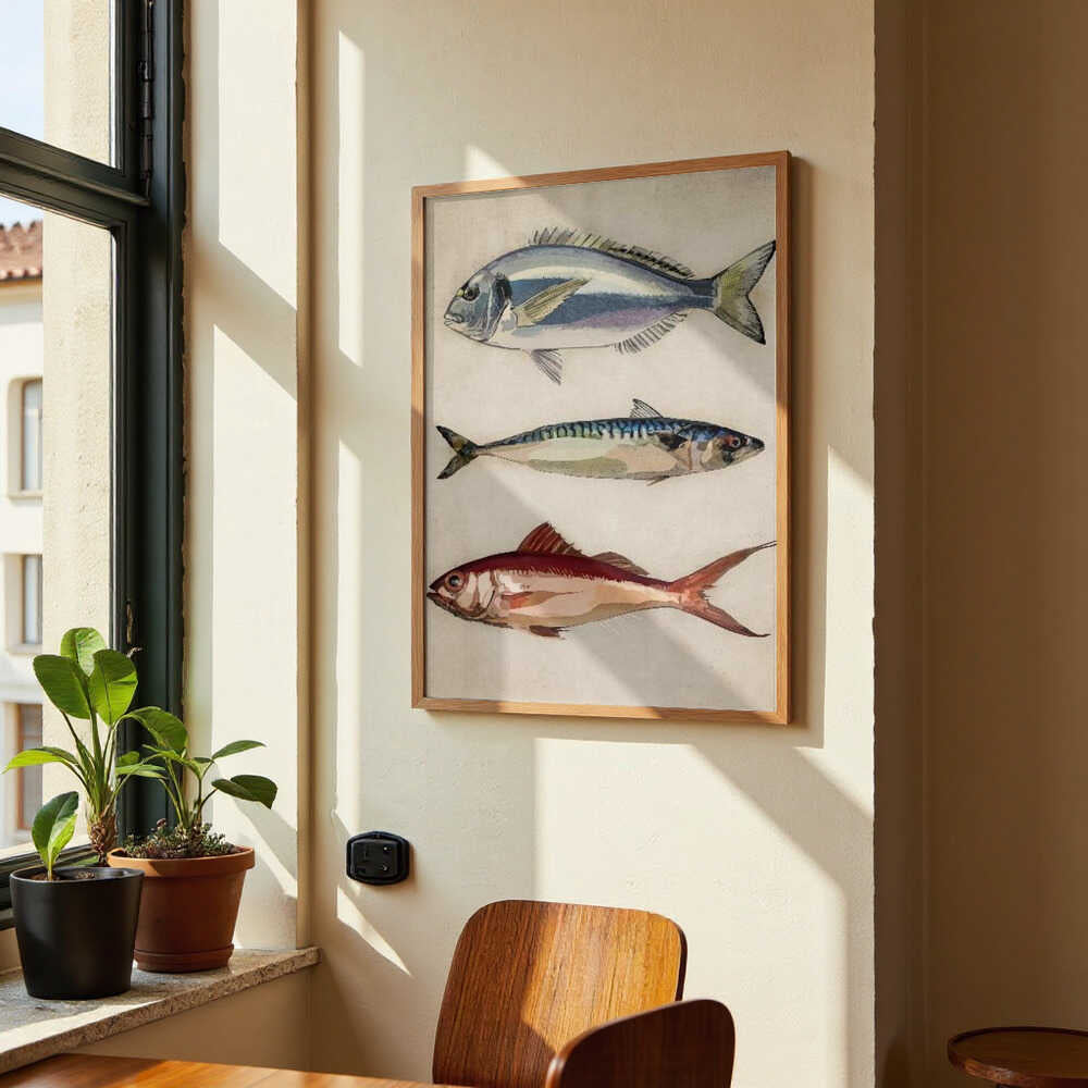 Trio of Ocean Life by Emel Tunaboylu