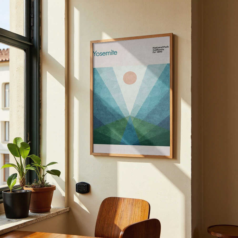 Geometric Sunrise by Emel Tunaboylu