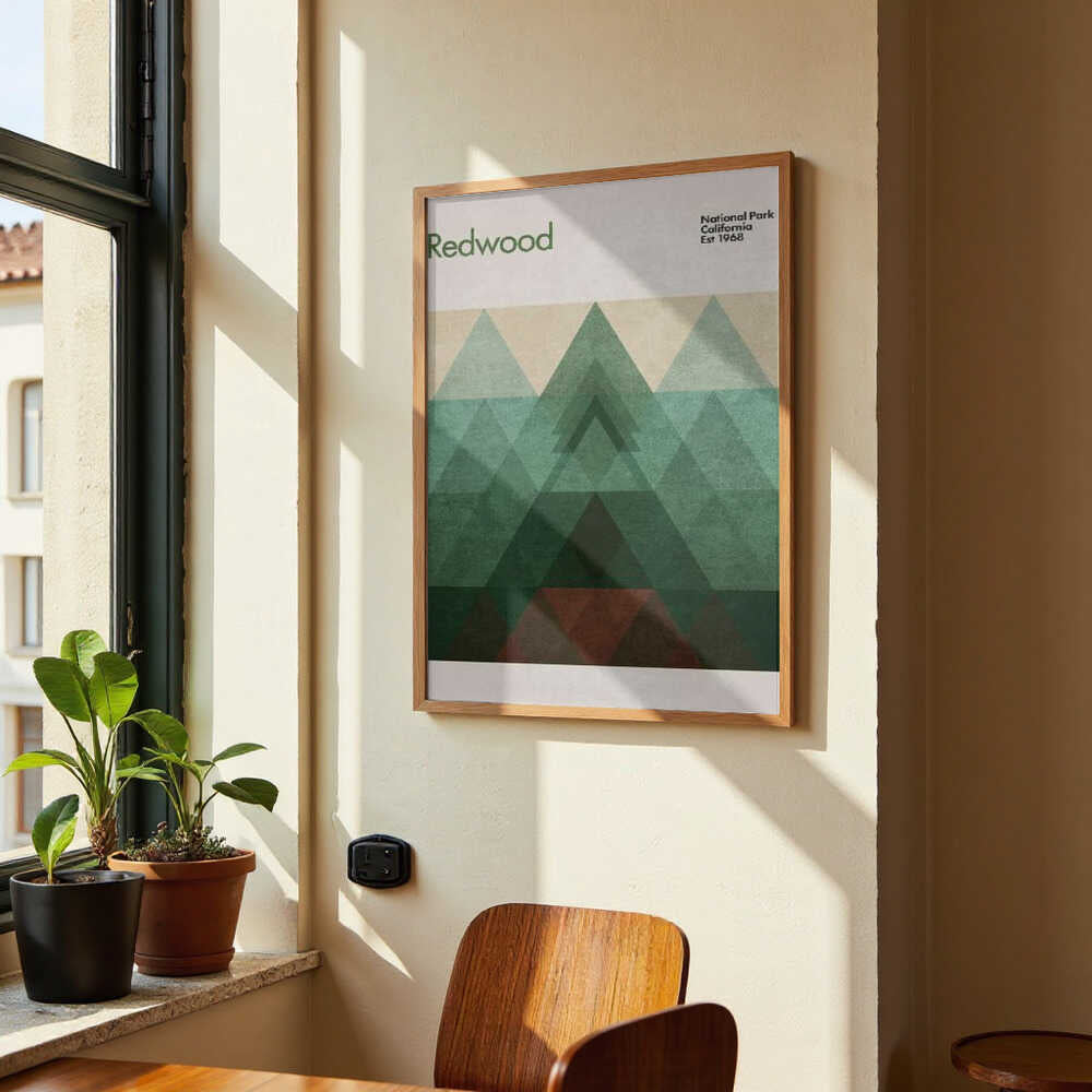 Triangular Redwood by Emel Tunaboylu