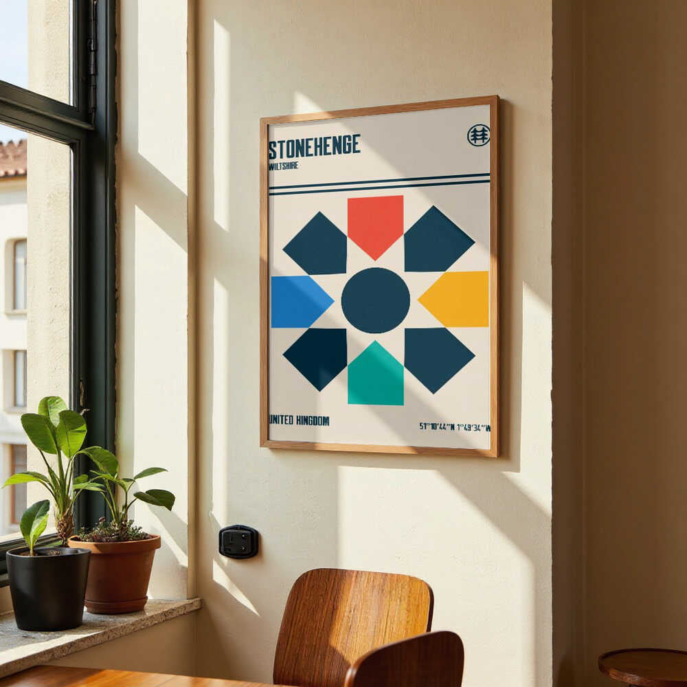 Stonehenge Travel Poster by Retrodrome