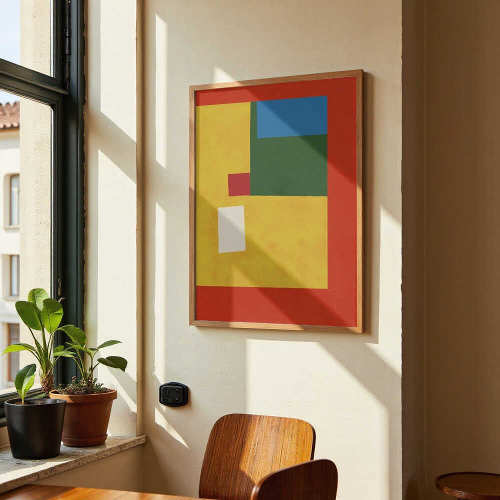 Vibrant Geometric Shapes by Little Dean