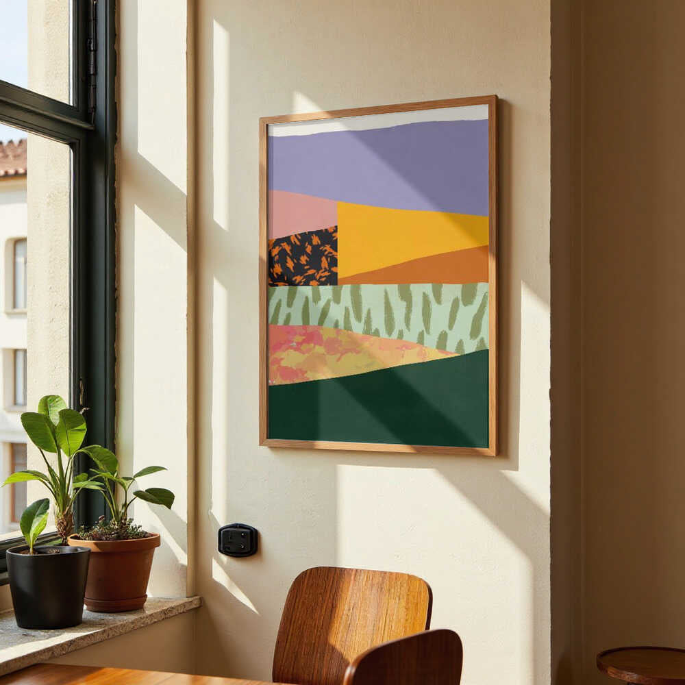 Geometric Patterns with Organic Forms by Little Dean