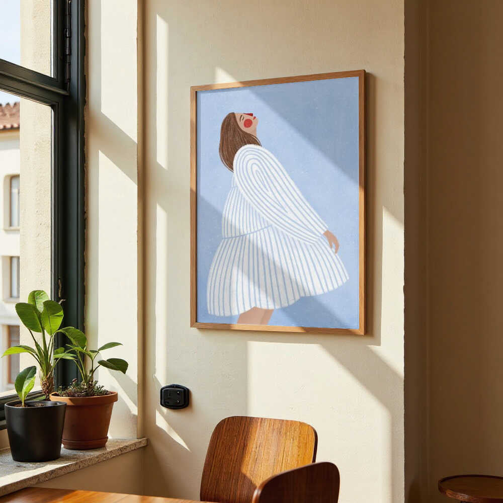 The Woman With the Blue Stripes by Bea Müller