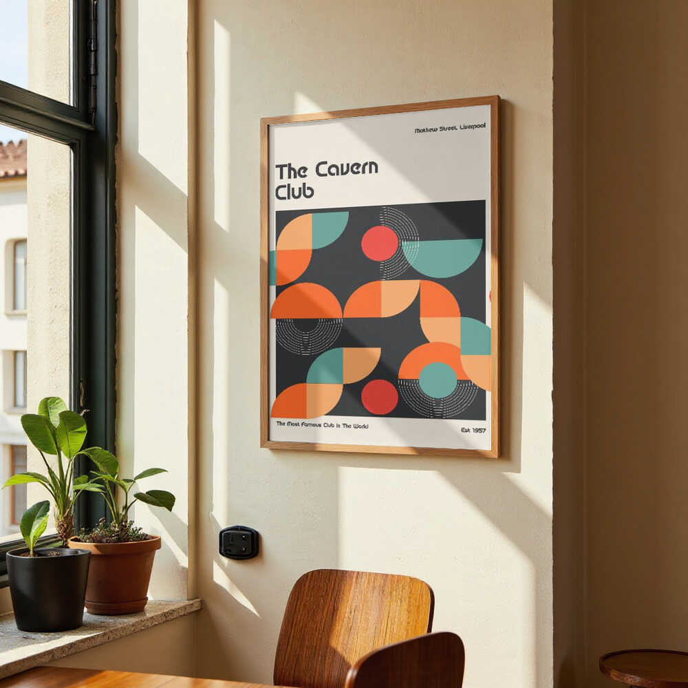 Cavern Club Design Poster by Retrodrome