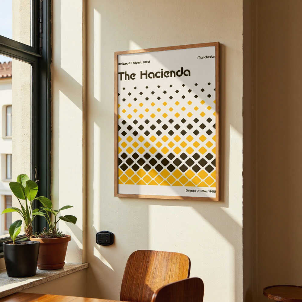 Hacienda Poster von Retrodrome