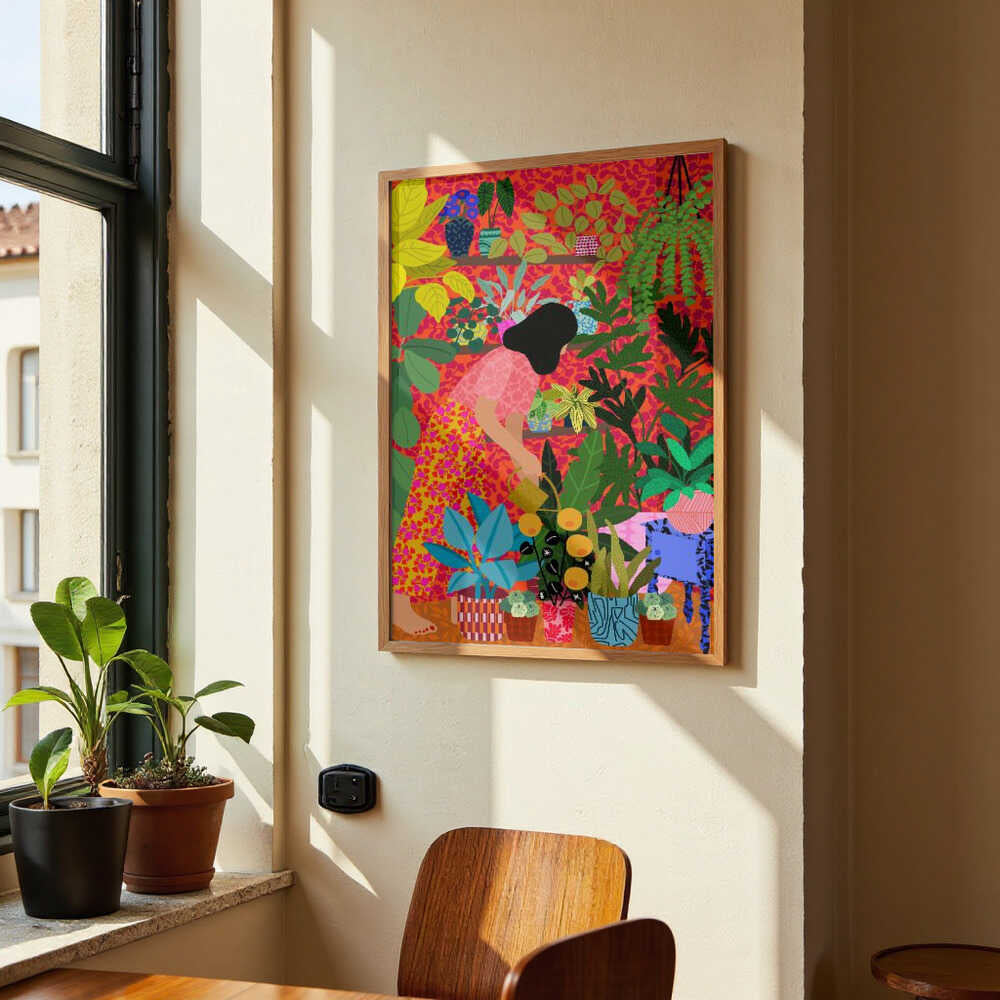 Watering My Plants by Rafaela Mascaro