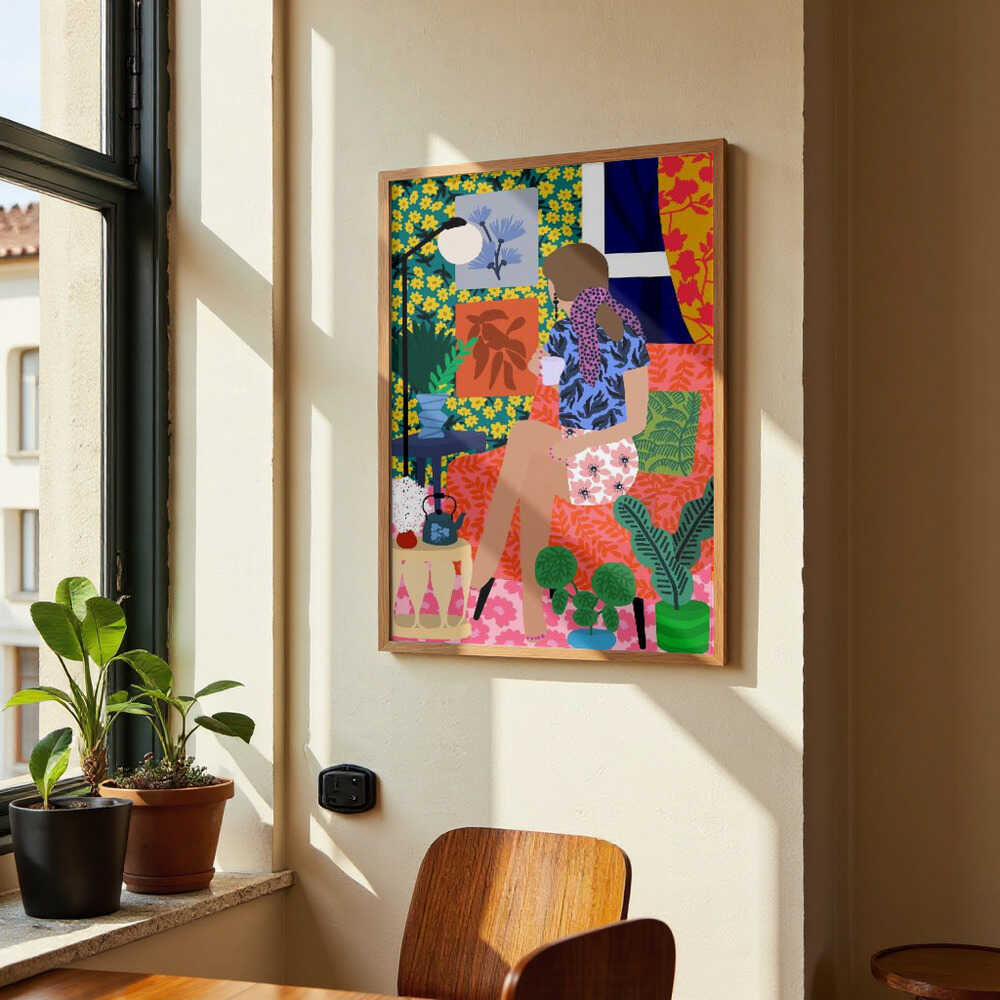 Tea time girl by Rafaela Mascaro