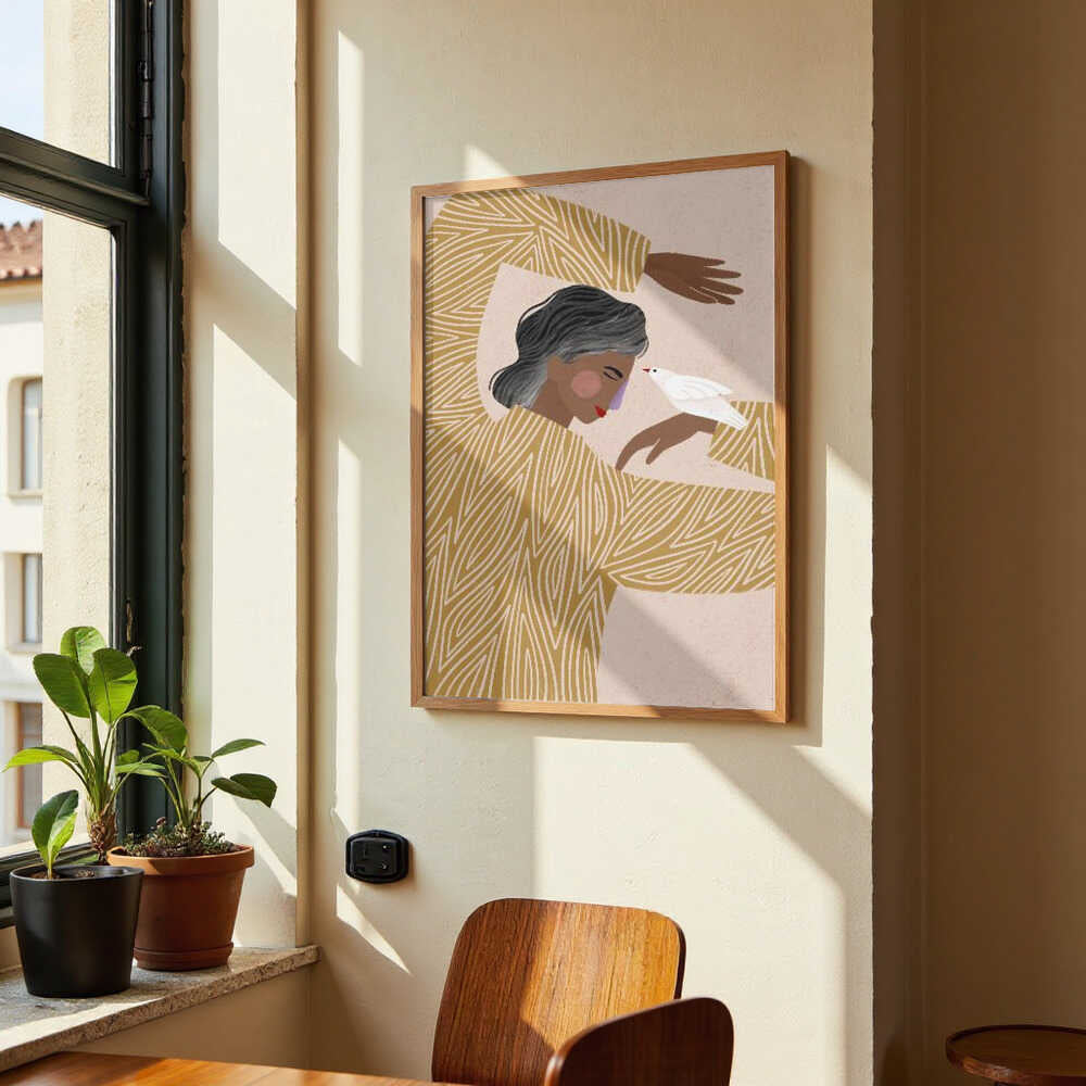 The Woman With a Bird by Bea Müller