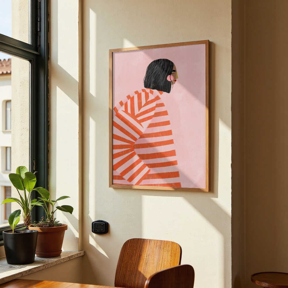 The Woman With the Orange Stripes by Bea Müller