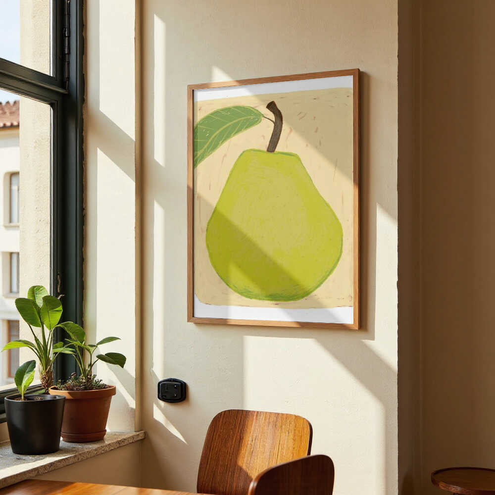 Big green pear by Sharyn Bursic