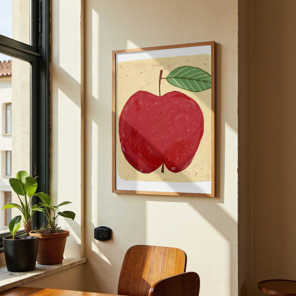 Großer roter Apfel von Sharyn Bursic