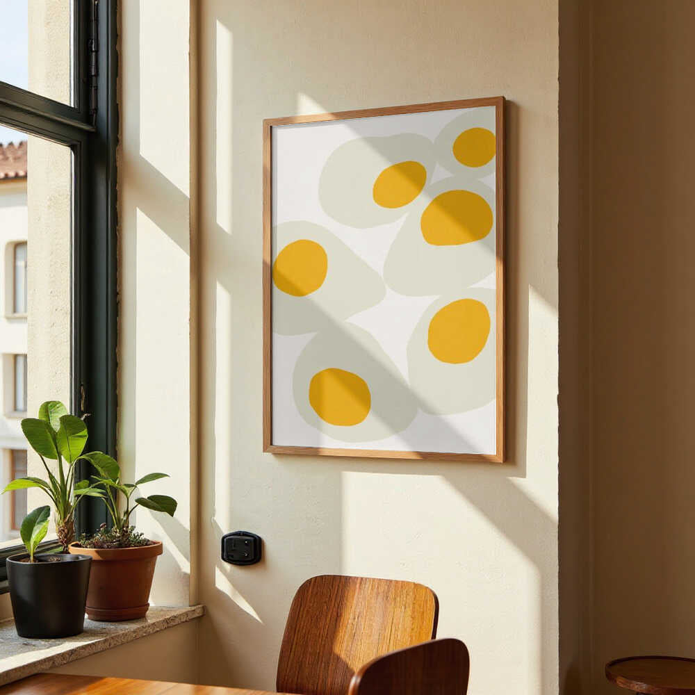 Yellow Eggs food art by Little Dean