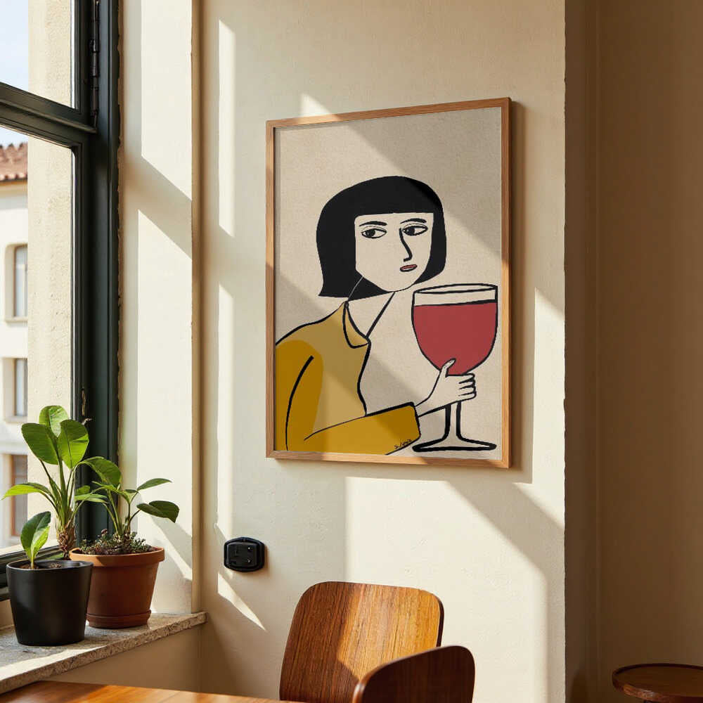 Wine lover by Sharyn Bursic