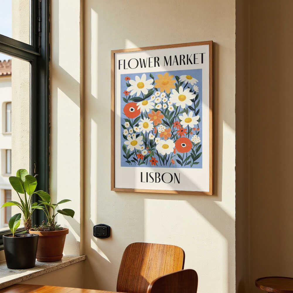 Flower Market Lisbon Portugal by Dirkie Nell