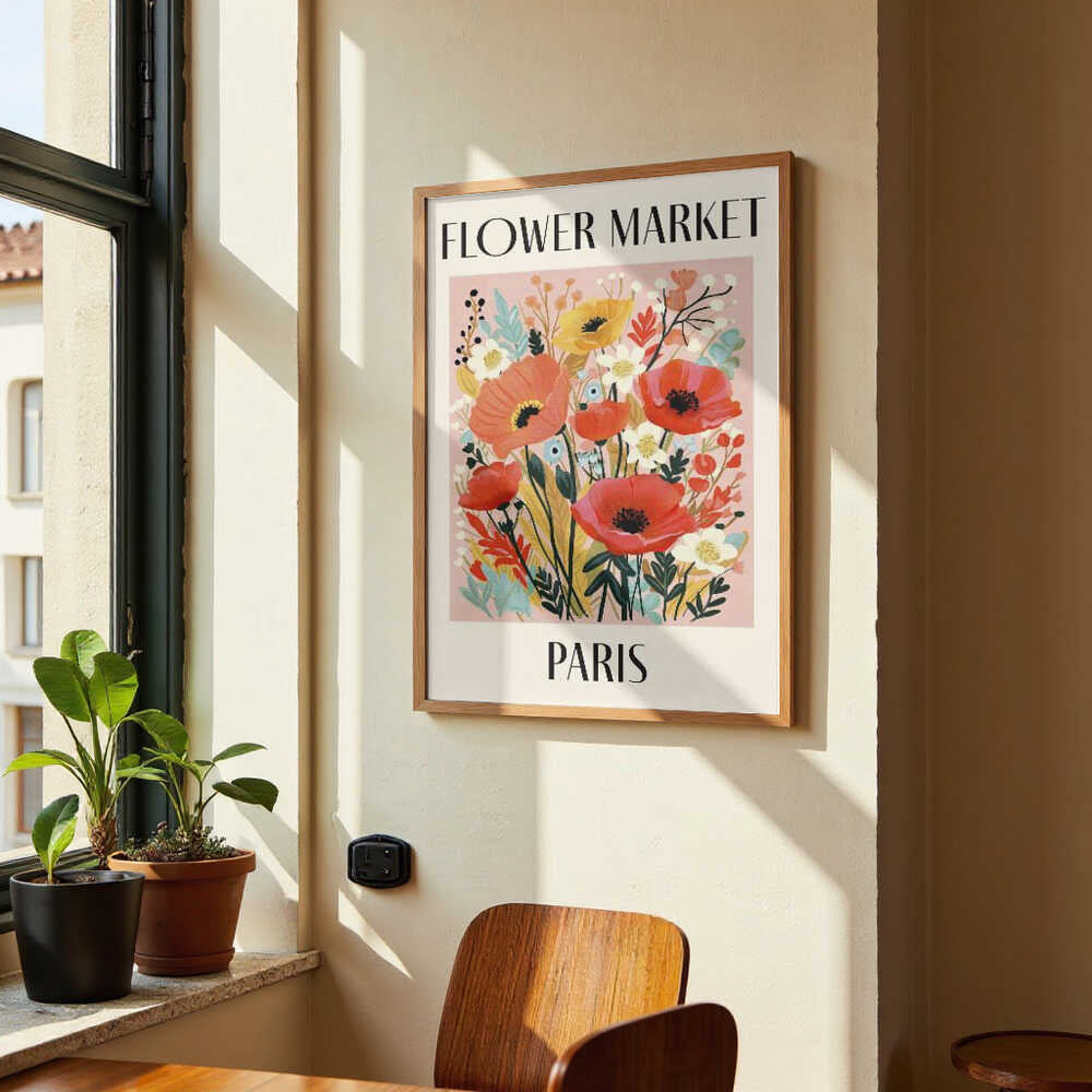 Flower Market Paris France by Dirkie Nell